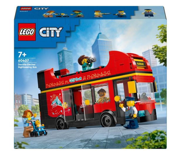 LEGO CITY 60407 Czerwony, piętrowy autokar - 1248595 - zdjęcie